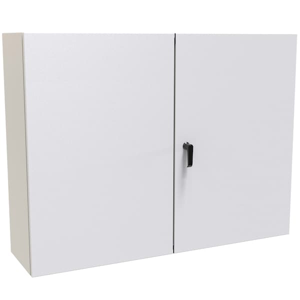 Hammond 3 Point Latch with Keyed Handle Electrical Enclosures, 36 in H, 12 in D, 48 in W, NEMA 12, Steel EN4TD364812LG - main